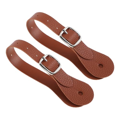UPKOCH 2pcs Horse Riding Spurgurte Verstellbare Pu Leder Spur Zubehör Reiter Ausrüstung Für Das Training Bequemer Und Leichtgewichtige Gurte Für Cowboy von UPKOCH