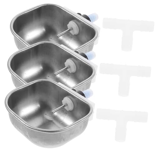 UPKOCH 3 Stück Automatischer Kaninchen Trinknapf Teilig aus Edelstahl mit Spritzschutz und Verschleißfest Leicht zu Reinigen Montieren für Hasenstall und Kleintierkäfig Geeignet UPKOCH 3 Stück Automatischer Kaninchen Trinknapf Teilig aus Edelstahl mit Spritzschutz und Verschleißfest Leicht zu Reinigen Montieren für Hasenstall und Kleintierkäfig Geeignet von UPKOCH