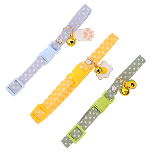 UPKOCH 3stücke Katzenhalsband Mit Glöckchen Kleines Kätzchenhalsband Katzenglocke Katzenhalsband Mit Glöckchen Kätzchenhalsbänder Katzenzubehör Für Und Kätzchen UPKOCH 3stücke Katzenhalsband Mit Glöckchen Kleines Kätzchenhalsband Katzenglocke Katzenhalsband Mit Glöckchen Kätzchenhalsbänder Katzenzubehör Für Und Kätzchen von UPKOCH