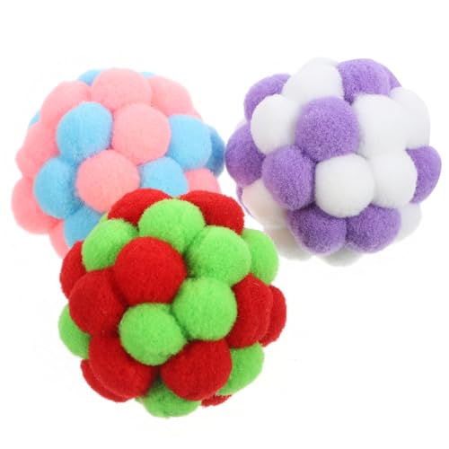 UPKOCH 3 Stück Glockenball -katzenspielzeug Katzenball Katzen -puzzlespielzeug Interaktives Katzenspielzeug Crinkle-bälle Für Katzenspielzeug Katze Verschwommen Spielzeuge Plüsch UPKOCH 3 Stück Glockenball -katzenspielzeug Katzenball Katzen -puzzlespielzeug Interaktives Katzenspielzeug Crinkle-bälle Für Katzenspielzeug Katze Verschwommen Spielzeuge Plüsch von UPKOCH