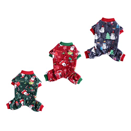 UPKOCH 3 Stück Kleidung Für Haustiere Welpe Weihnachten Klein Cosplay-Outfits Für Haustiere Hund Weihnachtskostüme Für Haustiere Entzückende Haustierkleidung Korallenvlies UPKOCH 3 Stück Kleidung Für Haustiere Welpe Weihnachten Klein Cosplay-Outfits Für Haustiere Hund Weihnachtskostüme Für Haustiere Entzückende Haustierkleidung Korallenvlies von UPKOCH