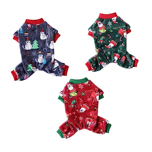 UPKOCH 3 Stück Kleidung für Haustiere Haustierbekleidung für Hunde gemacht Weste Welpen-Outfits Haustierkleidung groß süße hundekleidung Pyjama für Welpen Korallenvlies UPKOCH 3 Stück Kleidung für Haustiere Haustierbekleidung für Hunde gemacht Weste Welpen-Outfits Haustierkleidung groß süße hundekleidung Pyjama für Welpen Korallenvlies von UPKOCH