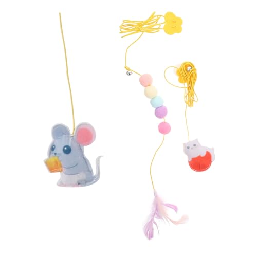 UPKOCH 3stücke Plüsch-neckspielzeug Für Katzen Lustige Interaktive Neckschaukeln Kätzchen-Teaser Zum Selbstspielen Haustierspielzeug Zum Locken Und Angeln UPKOCH 3stücke Plüsch-neckspielzeug Für Katzen Lustige Interaktive Neckschaukeln Kätzchen-Teaser Zum Selbstspielen Haustierspielzeug Zum Locken Und Angeln von UPKOCH