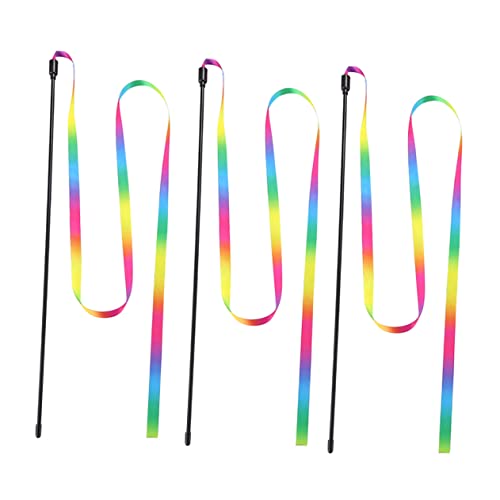 UPKOCH 3stücke Katzenspielzeug Interaktiver Katzenangel-stab Für Katzen Haustier-spielartikel Regenbogen-neckspielzeug Für Aktivspiel Zu Hause Farbig UPKOCH 3stücke Katzenspielzeug Interaktiver Katzenangel-stab Für Katzen Haustier-spielartikel Regenbogen-neckspielzeug Für Aktivspiel Zu Hause Farbig von UPKOCH