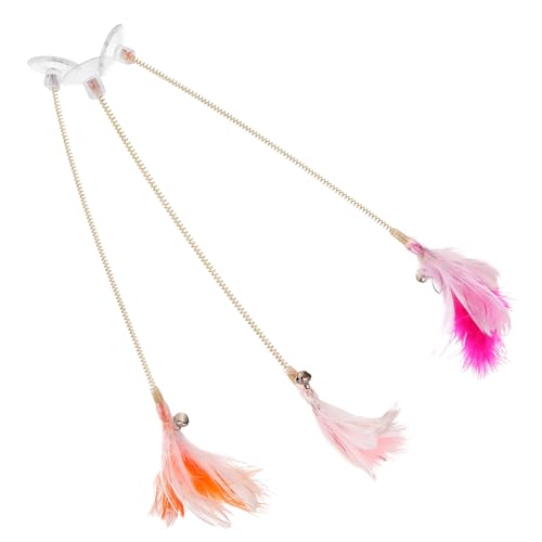 UPKOCH 3 Stück Teiliges Interaktives Katzenspielzeug mit Saugnapf Teaser Stick für Indoor Katzen aus Strapazierfähigem Material Fördert und Bewegung Katzenliebhaber UPKOCH 3 Stück Teiliges Interaktives Katzenspielzeug mit Saugnapf Teaser Stick für Indoor Katzen aus Strapazierfähigem Material Fördert und Bewegung Katzenliebhaber von UPKOCH