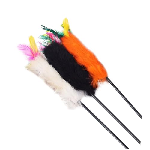 UPKOCH 3 Stück Teiliges Katzenspielzeug Bunte Kaninchenfeder Katzenangel Interaktiv Robust und Flexibel für Kätzchen und Hauskatzen Fördert Bewegung und Beschäftigung Zufällige Farbe UPKOCH 3 Stück Teiliges Katzenspielzeug Bunte Kaninchenfeder Katzenangel Interaktiv Robust und Flexibel für Kätzchen und Hauskatzen Fördert Bewegung und Beschäftigung Zufällige Farbe von UPKOCH