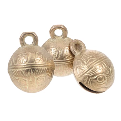 UPKOCH 3 Stück Teiliges Kleine Kupferglöckchen mit Tigerkopf Retro Haustierglocken für Hunde Dekorative DIY Anhänger Leicht und Tragbar für Hundehalsbänder und Haustierdekoration UPKOCH 3 Stück Teiliges Kleine Kupferglöckchen mit Tigerkopf Retro Haustierglocken für Hunde Dekorative DIY Anhänger Leicht und Tragbar für Hundehalsbänder und Haustierdekoration von UPKOCH