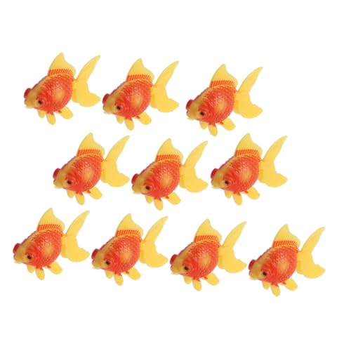 UPKOCH 3 Stück Teiliges Künstliche Karpfen Fischdekoration Aquarium Naturnahe Details Farbige Gestaltung Leichte Kunststofffische für Aquarienlandschaft von UPKOCH