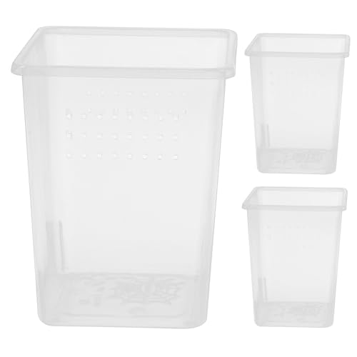 UPKOCH 3 Stück Teiliges Terrarium für Kleine Reptilien und Spinnen Transparente Habitat Boxen mit Belüftungslöchern Praktische Aufzucht Futterboxen für Schnecken und Insekten UPKOCH 3 Stück Teiliges Terrarium für Kleine Reptilien und Spinnen Transparente Habitat Boxen mit Belüftungslöchern Praktische Aufzucht Futterboxen für Schnecken und Insekten von UPKOCH