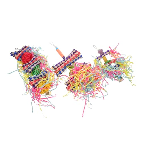 UPKOCH 3 Stück Vogel Spielset Kauspielzeug Für Haustiervögel Hängendes Zerkleinerungsspielzeug Papageienspielzeug Zahnen Spielzeuge Papageienkauspielzeug Vogelspielzeug Plüsch Hölzern UPKOCH 3 Stück Vogel Spielset Kauspielzeug Für Haustiervögel Hängendes Zerkleinerungsspielzeug Papageienspielzeug Zahnen Spielzeuge Papageienkauspielzeug Vogelspielzeug Plüsch Hölzern von UPKOCH
