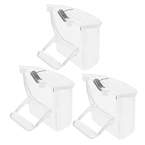 UPKOCH 3 Stück Vogelfutterspender für Käfige Transparente Futterbox für Papageien Kanarienvögel und Andere Aufzuhängen zu Reinigen und Hygienisch für Tägliche Fütterung UPKOCH 3 Stück Vogelfutterspender für Käfige Transparente Futterbox für Papageien Kanarienvögel und Andere Aufzuhängen zu Reinigen und Hygienisch für Tägliche Fütterung von UPKOCH