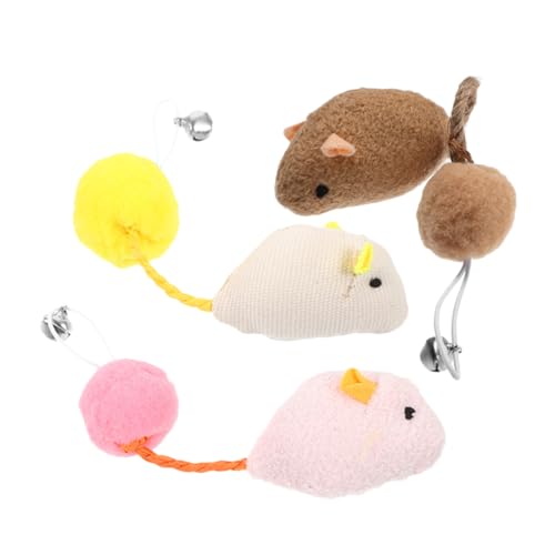UPKOCH 3 Teiliges Set Plüschmaus Katzenspielzeug Plüschratte Katzenball Plüschspielzeug Mit Glöckchen Gefälschte Ratte Katzenball Katzenmäuse Jagdspielzeug UPKOCH 3 Teiliges Set Plüschmaus Katzenspielzeug Plüschratte Katzenball Plüschspielzeug Mit Glöckchen Gefälschte Ratte Katzenball Katzenmäuse Jagdspielzeug von UPKOCH