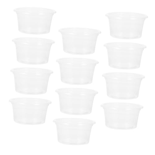 UPKOCH 30 Stück Futter- Und Wasserbox Für Reptilien Schlangenwasserschale Gecko Water Bowl Reptilienschale Klein Gecko-fütterungsbecher Zubehör Für Reptilien Gecko-Becher Transparent Abs von UPKOCH