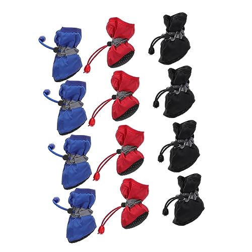 UPKOCH 3Sätze Hundeschuhe wasserdichte Regenstiefel für Rutschfester Pfotenschutz für Regnerische und Optimalen UPKOCH 3Sätze Hundeschuhe wasserdichte Regenstiefel für Rutschfester Pfotenschutz für Regnerische und Optimalen von UPKOCH