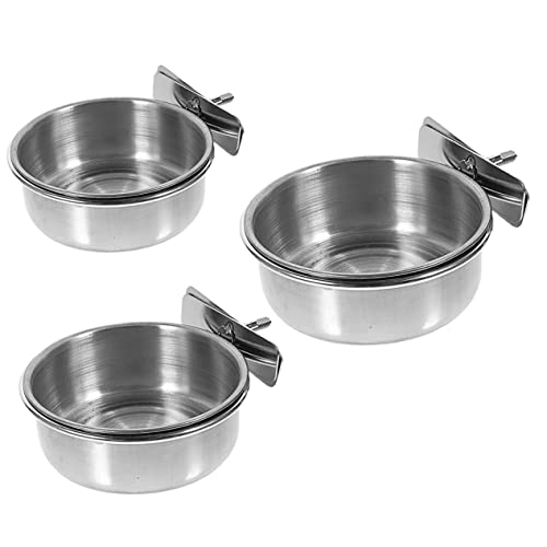 UPKOCH 3Stücke Futter und Wasserschale für Teiliges für Papageien Sittiche und Kanarienvögel Installieren für Käfige und Vogelhaltung UPKOCH 3Stücke Futter und Wasserschale für Teiliges für Papageien Sittiche und Kanarienvögel Installieren für Käfige und Vogelhaltung von UPKOCH