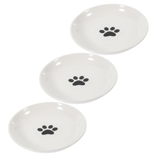 UPKOCH 3Stücke Katzenfutterschalen Aus Keramik Flache Katzenschalen Mit Rutschfestem Silikonboden Für Gesundes Füttern Pfotenabdruckdesign UPKOCH 3Stücke Katzenfutterschalen Aus Keramik Flache Katzenschalen Mit Rutschfestem Silikonboden Für Gesundes Füttern Pfotenabdruckdesign von UPKOCH