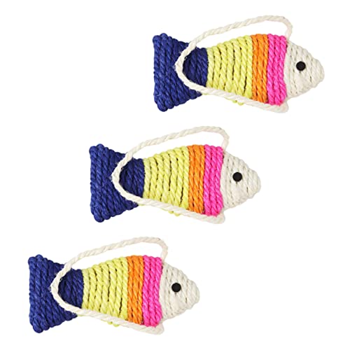 UPKOCH 3Stücke Katzenspielzeug Fischförmige Sisal mit Interaktivem Langlebig für Kätzchen Sorgt für Spaß und Zufriedenheit UPKOCH 3Stücke Katzenspielzeug Fischförmige Sisal mit Interaktivem Langlebig für Kätzchen Sorgt für Spaß und Zufriedenheit von UPKOCH