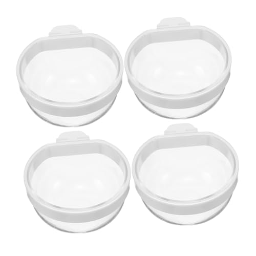 UPKOCH 4 Stück Abnehmbare Transparente Vogel-futterschalen mit Antispritz-Design Plastikfutterbecher für Papageien Nymphensittiche Wellensittiche Hygienisch Leicht zu UPKOCH 4 Stück Abnehmbare Transparente Vogel-futterschalen mit Antispritz-Design Plastikfutterbecher für Papageien Nymphensittiche Wellensittiche Hygienisch Leicht zu von UPKOCH
