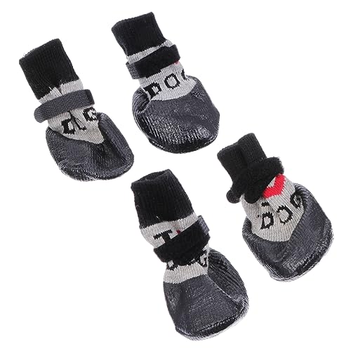 UPKOCH 4 Stück Anti Rutsch Hundeschuhe Hundesocken Aus Wolle Für Hundewelpen rutschfeste Stiefel Pfotenschutz Für Hunde Hundeschuhe Socken Hundesocken Garn Schwarz UPKOCH 4 Stück Anti Rutsch Hundeschuhe Hundesocken Aus Wolle Für Hundewelpen rutschfeste Stiefel Pfotenschutz Für Hunde Hundeschuhe Socken Hundesocken Garn Schwarz von UPKOCH
