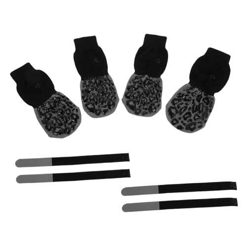 UPKOCH 4 Stück Anti Rutsch Hundesocken rutschfeste Haustiersocken Für Hartholzböden Um Das Lecken Der Pfoten Zu Verhindern – Hundegreifer Pfotenschutz Einfach Zu Tragen UPKOCH 4 Stück Anti Rutsch Hundesocken rutschfeste Haustiersocken Für Hartholzböden Um Das Lecken Der Pfoten Zu Verhindern – Hundegreifer Pfotenschutz Einfach Zu Tragen von UPKOCH