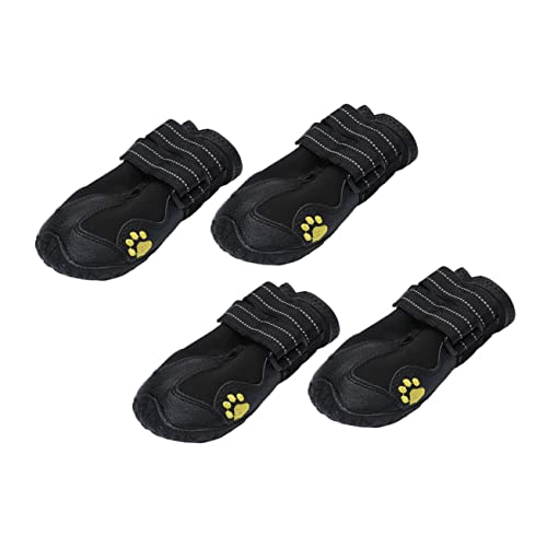 UPKOCH 4 Stück Anti-Schlupf-Hundefußabdeckung Welpe für Hunde Mittel Hundeschuhe für heißes Pflaster groß Griff Haustiere Hundeabriebfeste Schuhe rutschfeste Hundestiefel Gummi Schwarz UPKOCH 4 Stück Anti-Schlupf-Hundefußabdeckung Welpe für Hunde Mittel Hundeschuhe für heißes Pflaster groß Griff Haustiere Hundeabriebfeste Schuhe rutschfeste Hundestiefel Gummi Schwarz von UPKOCH