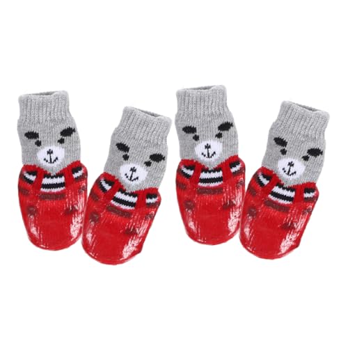 UPKOCH 4 Stück Baumwollsocken Für Hunde Hundesocken Fußgriffe Anti Rutsch Schutz Hundestiefel Welpengreifer Hausschuh Haustierabdeckung Wasserdichtes Zubehör Pfoten Zehen UPKOCH 4 Stück Baumwollsocken Für Hunde Hundesocken Fußgriffe Anti Rutsch Schutz Hundestiefel Welpengreifer Hausschuh Haustierabdeckung Wasserdichtes Zubehör Pfoten Zehen von UPKOCH