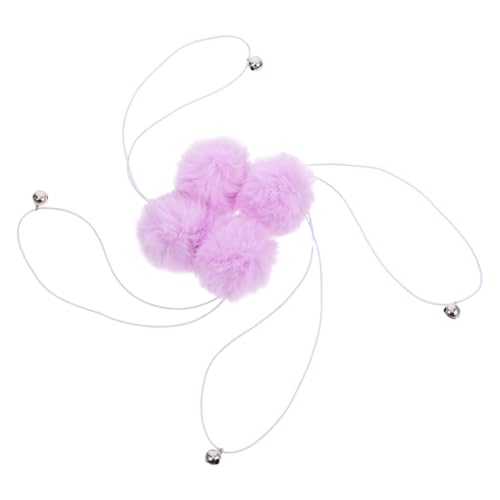 UPKOCH 4 Stück Ersatzball Für Kratzbäume Für Katzen Katzenkratzbaum-kugelglockenspielzeug Katzenspielzeug Mit Bällen Katzenbällespielzeug Mit Glocke Baumelnde Kugelkatze Violet Plüsch UPKOCH 4 Stück Ersatzball Für Kratzbäume Für Katzen Katzenkratzbaum-kugelglockenspielzeug Katzenspielzeug Mit Bällen Katzenbällespielzeug Mit Glocke Baumelnde Kugelkatze Violet Plüsch von UPKOCH