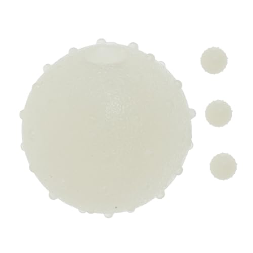 UPKOCH 4 Stück Glow in The Dark Hundebälle TPR Interaktive Spielzeuge für Welpen Langlebige Kauspielzeuge für Hunde für Training und Leuchtende Farben Resistent gegen Intensives Kauen von UPKOCH
