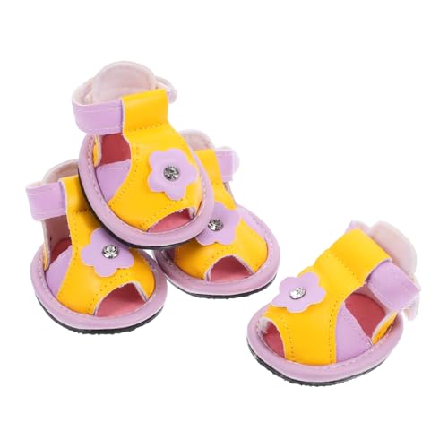 UPKOCH 4 Stück Haustiersandalen Hundeschuhe Hundepfotenschutz Sandalen Hundeblumensandalen Traktionsfarben Griffige Hundeschuhe Stiefel Hundesandalen Süße Sandalen Für Hunde UPKOCH 4 Stück Haustiersandalen Hundeschuhe Hundepfotenschutz Sandalen Hundeblumensandalen Traktionsfarben Griffige Hundeschuhe Stiefel Hundesandalen Süße Sandalen Für Hunde von UPKOCH