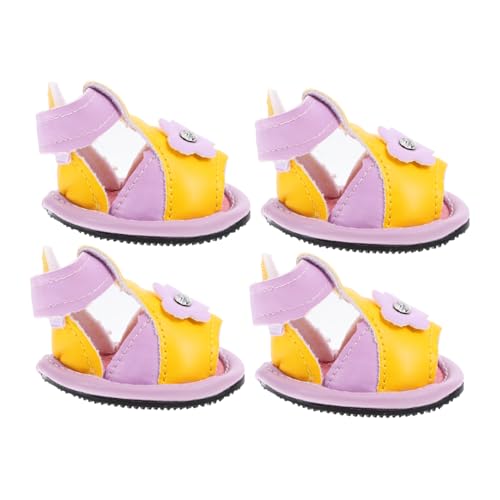 UPKOCH 4 Stück Hundesandalen Hundeschuhe Für Heißes Pflaster Pfotenschuhe Für Heißes Pflaster Rosa Hundeschuhe Für Den Sommer Hundestiefeletten Hundesandalen Mit Blumenmuster Slip UPKOCH 4 Stück Hundesandalen Hundeschuhe Für Heißes Pflaster Pfotenschuhe Für Heißes Pflaster Rosa Hundeschuhe Für Den Sommer Hundestiefeletten Hundesandalen Mit Blumenmuster Slip von UPKOCH