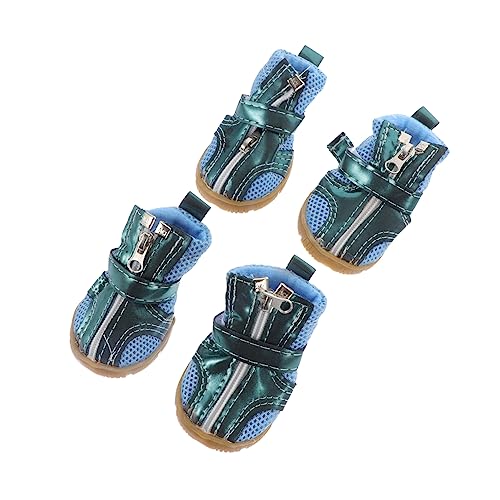 UPKOCH 4 Stück Hundeschuhe für Winter rutschfeste Verstellbare Hundestiefel für Kleine und Mittelgroße Atmungsaktiv für Outdoor Aktivitäten und Schützt und Hält Warm UPKOCH 4 Stück Hundeschuhe für Winter rutschfeste Verstellbare Hundestiefel für Kleine und Mittelgroße Atmungsaktiv für Outdoor Aktivitäten und Schützt und Hält Warm von UPKOCH