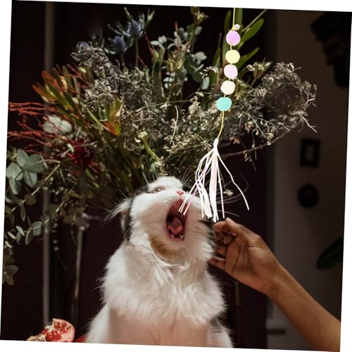 UPKOCH 4 Stück Interaktives Katzenspielzeug mit Elastischem Seil Katzenangel für Kätzchen Bunte Quaste Filzmäuse Selbstbeschäftigend gegen Langeweile und Beißverhalten Drinnen UPKOCH 4 Stück Interaktives Katzenspielzeug mit Elastischem Seil Katzenangel für Kätzchen Bunte Quaste Filzmäuse Selbstbeschäftigend gegen Langeweile und Beißverhalten Drinnen von UPKOCH