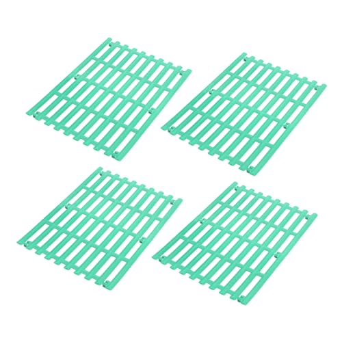 UPKOCH 4 Stück Kaninchen Pads Für Käfig Haustier Katzen Hunde Häschen Kleintier Katzentoiletten Häschen Fußmatte Kleintier Bodenmatte von UPKOCH