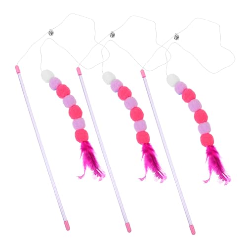 UPKOCH 4 Stück Katzenspielzeug Interaktive Teaserstäbe Glöckchen für Katzen Aktivität und Spaß für Katzentraining und Gemeinsame UPKOCH 4 Stück Katzenspielzeug Interaktive Teaserstäbe Glöckchen für Katzen Aktivität und Spaß für Katzentraining und Gemeinsame von UPKOCH