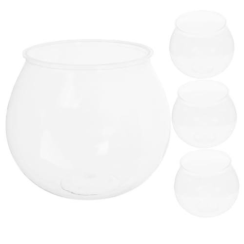 UPKOCH 4 Stück Klarer Aquarium Tank Teiliges Dekorativer Mini Aquarienbehälter für Goldfische Transparente Zuchtbox für Pflanzen und Kleine Fische UPKOCH 4 Stück Klarer Aquarium Tank Teiliges Dekorativer Mini Aquarienbehälter für Goldfische Transparente Zuchtbox für Pflanzen und Kleine Fische von UPKOCH