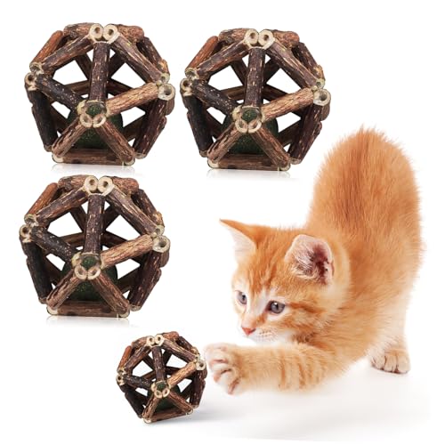UPKOCH 4 Stück Knirschstäbchen Katzenminze Ball Für Den Innenbereich Weiche Katzenbälle Katzenspielzeug Kauen Kätzchen Stimulation Der Zähne Kätzchenspielzeug Katzen UPKOCH 4 Stück Knirschstäbchen Katzenminze Ball Für Den Innenbereich Weiche Katzenbälle Katzenspielzeug Kauen Kätzchen Stimulation Der Zähne Kätzchenspielzeug Katzen von UPKOCH