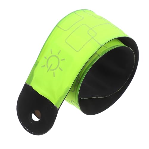UPKOCH 4 Stück LED Reflexarmband Mit Knöchelriemen Für Pferde Lauf LED Reflexarmband Lauflicht Für Damen Lauflicht LED Armband LED Armband Wiederaufladbar Helles Grünes Tuch von UPKOCH