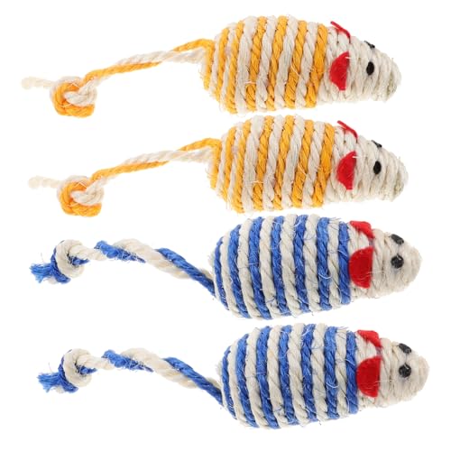 UPKOCH 4 Stück Mäuse Katzenspielzeug Katzenspielzeug Mausspielzeug Pet Cat Kätzchen Mausspielzeug Für Katzen Katzentraining Interaktives Kätzchenspielzeug Sisal UPKOCH 4 Stück Mäuse Katzenspielzeug Katzenspielzeug Mausspielzeug Pet Cat Kätzchen Mausspielzeug Für Katzen Katzentraining Interaktives Kätzchenspielzeug Sisal von UPKOCH