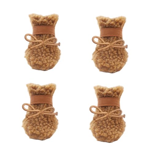 UPKOCH 4 Stück Teiliges Hundeschuh Winter Hundestiefel aus Robustem Material mit Rutschfester Sohle Schützend für Pfoten bei Schnee und Rauem Gelände Geeignet für Kleine und Mittlere UPKOCH 4 Stück Teiliges Hundeschuh Winter Hundestiefel aus Robustem Material mit Rutschfester Sohle Schützend für Pfoten bei Schnee und Rauem Gelände Geeignet für Kleine und Mittlere von UPKOCH