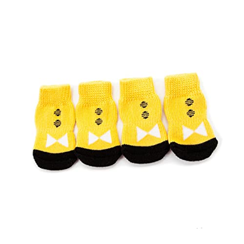 UPKOCH 4 Stück Teiliges rutschfeste Hundesocken aus Hautfreundlicher Baumwolle Schützende Pfotenschutz Socken für Kleine Hunde Pflegeleicht und Komfortabel für Innenbereich und Kalte UPKOCH 4 Stück Teiliges rutschfeste Hundesocken aus Hautfreundlicher Baumwolle Schützende Pfotenschutz Socken für Kleine Hunde Pflegeleicht und Komfortabel für Innenbereich und Kalte von UPKOCH