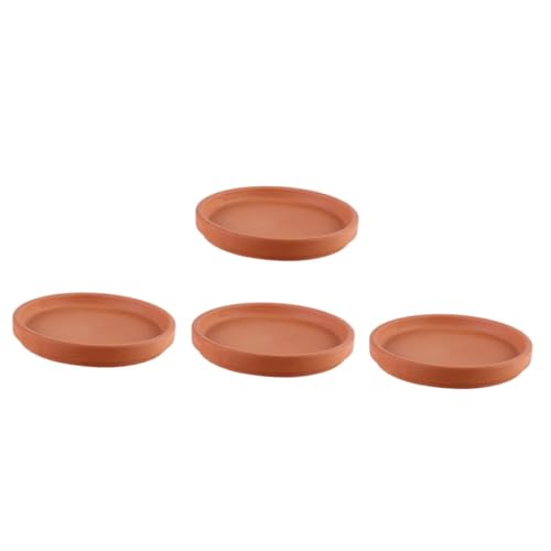 UPKOCH 4 Stück Untersetzer Roter Praktische Wassertrays für Garten und Langlebig für Pflanzenpflege von UPKOCH