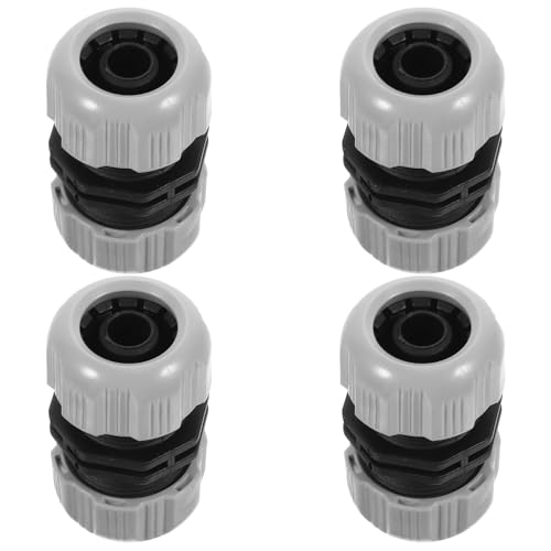 UPKOCH 4Stücke Schnellanschluss Gartenschlauchadapter Schlauchreparaturset Für Gartenschläuche Langlebige Schlauchverbindung Für Einfache von UPKOCH