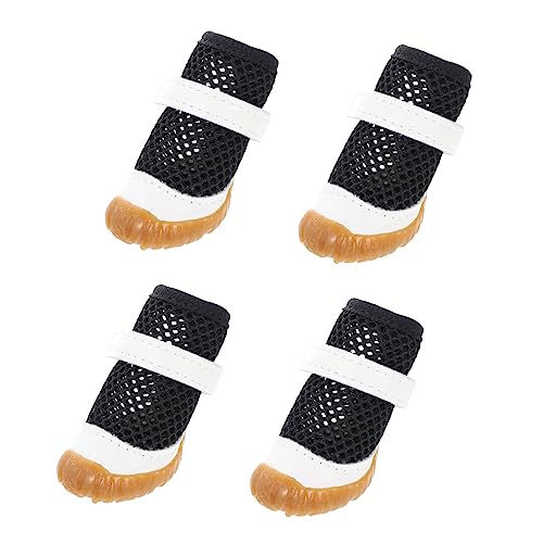 UPKOCH 4Stücke Sommerstiefel Atmungsaktive Pfotenschuhe Für Kleine Und Mittelgroße Schutz Für Heiße Gehwege rutschfeste Sohle Bequem Und Anpassbar Für Optimalen UPKOCH 4Stücke Sommerstiefel Atmungsaktive Pfotenschuhe Für Kleine Und Mittelgroße Schutz Für Heiße Gehwege rutschfeste Sohle Bequem Und Anpassbar Für Optimalen von UPKOCH