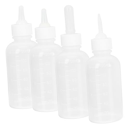 UPKOCH 4Stücke Wasserspeisflasche für Haustiere Nuckelflaschen für Welpen und Kätzchen aus Lebensmittelechtem für Aufzucht und Einfache UPKOCH 4Stücke Wasserspeisflasche für Haustiere Nuckelflaschen für Welpen und Kätzchen aus Lebensmittelechtem für Aufzucht und Einfache von UPKOCH