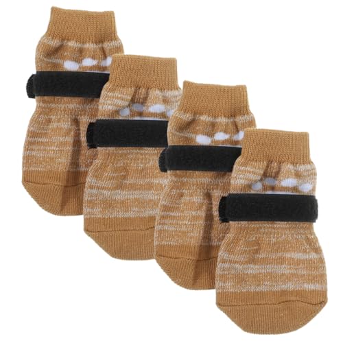 UPKOCH 4Stücke rutschfeste Hundesocken für Kleine Pflegeleichte Baumwollsocken Pfotenschutz für Böden Waschbar und Bequem Drinnen UPKOCH 4Stücke rutschfeste Hundesocken für Kleine Pflegeleichte Baumwollsocken Pfotenschutz für Böden Waschbar und Bequem Drinnen von UPKOCH