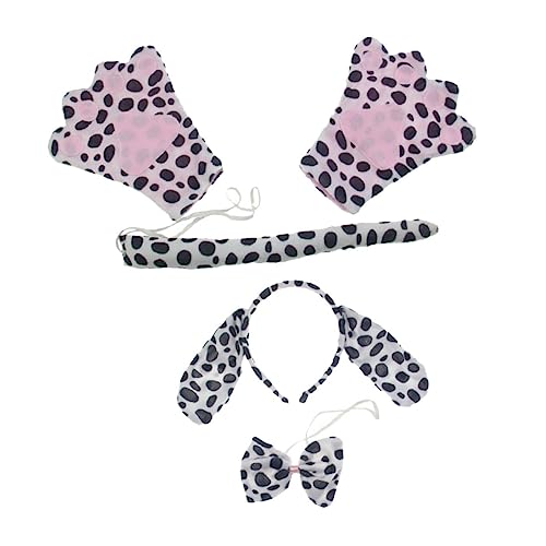 UPKOCH 5 Sätze Hundekostüm Set Dalmatiner Teilig mit Kopfband Pfotenschuhen Fliege und Bequemes Halloween Cosplay Zubehör für Erwachsene und Karneval Langlebig und Sicher Auffälliges UPKOCH 5 Sätze Hundekostüm Set Dalmatiner Teilig mit Kopfband Pfotenschuhen Fliege und Bequemes Halloween Cosplay Zubehör für Erwachsene und Karneval Langlebig und Sicher Auffälliges von UPKOCH