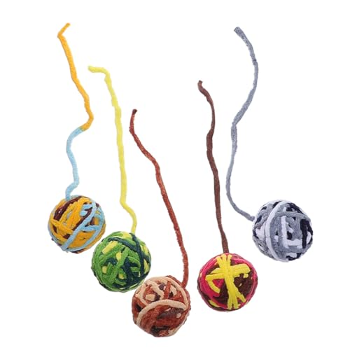 UPKOCH 5 Stück Glockengarnbälle Plüschspielzeug Flauschige Bälle Bereicherung Kätzchen Katzen Spiralspielzeug Stimulation Im Innenbereich Stimulation Verschiedener Katzen UPKOCH 5 Stück Glockengarnbälle Plüschspielzeug Flauschige Bälle Bereicherung Kätzchen Katzen Spiralspielzeug Stimulation Im Innenbereich Stimulation Verschiedener Katzen von UPKOCH