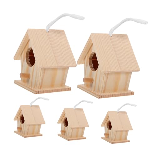 UPKOCH 5 Stück Holzdekoration Dekoratives Vogelnest Hängende Gartendekoration Vogelnest Anhänger Gartenarbeit Dekorative Vogelhäuser Für Den Außenbereich Mini Vogelhäuser UPKOCH 5 Stück Holzdekoration Dekoratives Vogelnest Hängende Gartendekoration Vogelnest Anhänger Gartenarbeit Dekorative Vogelhäuser Für Den Außenbereich Mini Vogelhäuser von UPKOCH