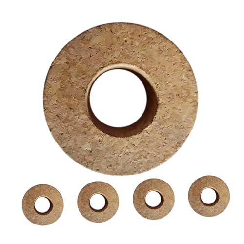 UPKOCH 5 Stück Hydroponische Vase -Kappe Wasserpflanzgefäße für Zimmerpflanzen Hydroponischer Schüsseltopf Hydroponische Vasendeckel Vermehrungsvasen für Pflanzen hölzern Light Brown von UPKOCH