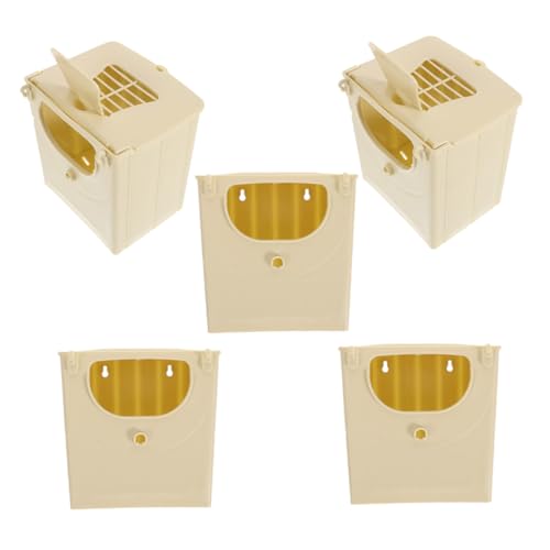 UPKOCH 5 Stück Kunststoff Vogelnistkasten für Wellensittiche und Kleine Papageien Wetterfeste Bruthöhle mit Robustem Design Vogelhaus für Outdoor Zucht und Nestbau UPKOCH 5 Stück Kunststoff Vogelnistkasten für Wellensittiche und Kleine Papageien Wetterfeste Bruthöhle mit Robustem Design Vogelhaus für Outdoor Zucht und Nestbau von UPKOCH